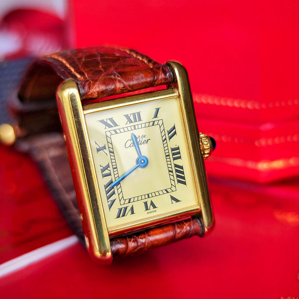 Cartier カルティエ マストタンク クォーツ 腕時計