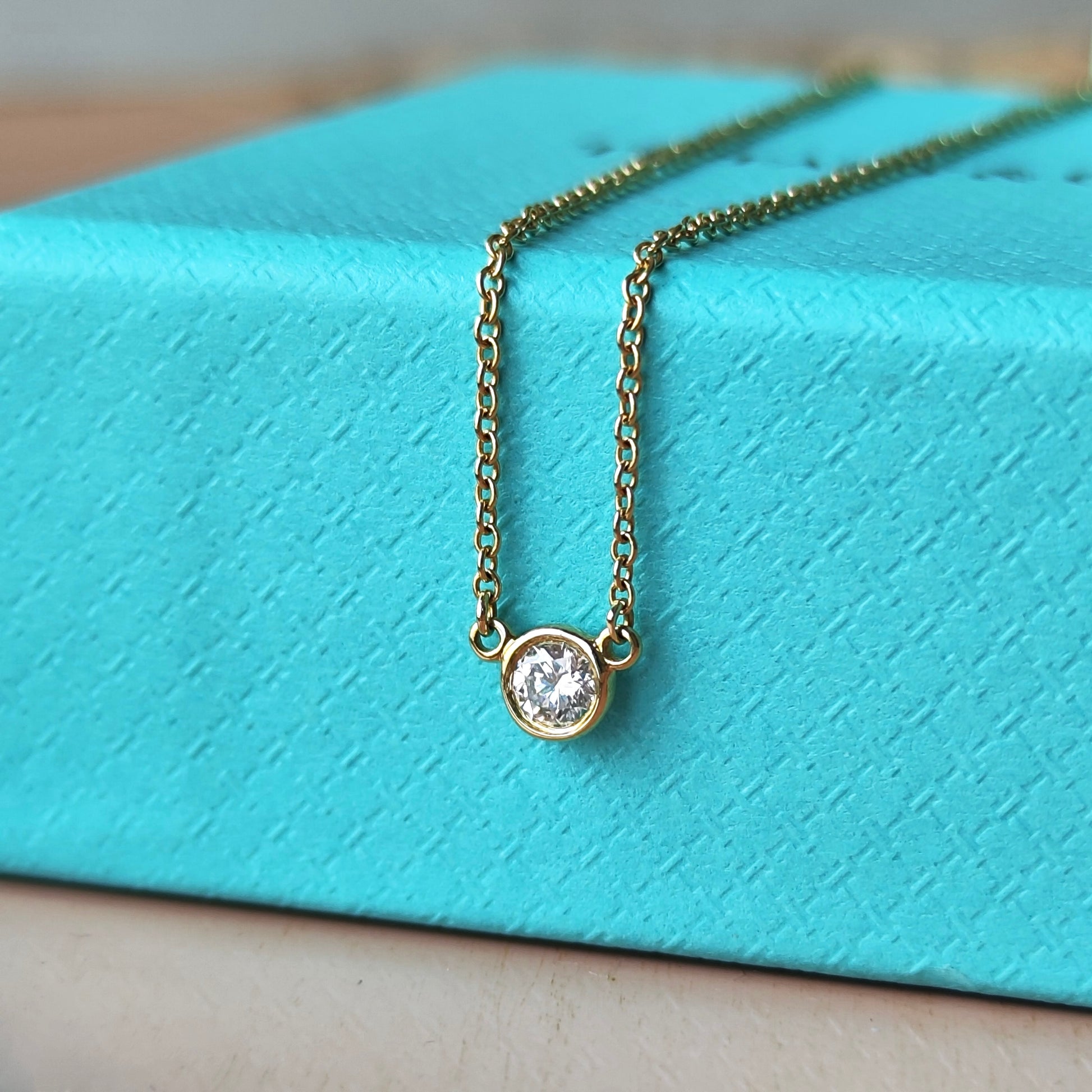 TIFFANY &Co ティファニー バイザヤード ダイヤモンド ネックレス