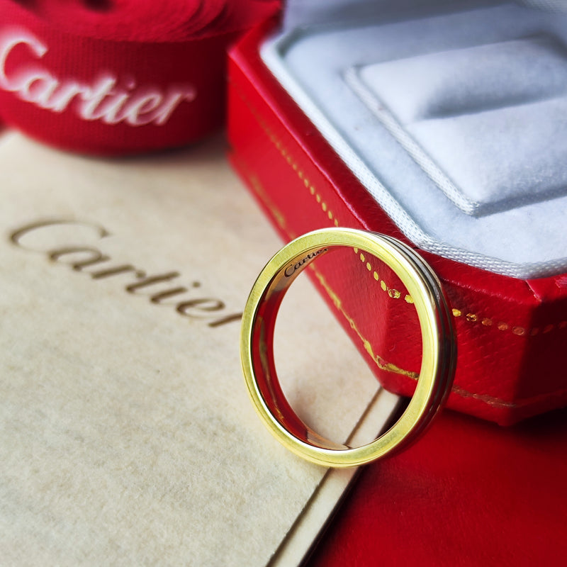 Cartier カルティエ ヴァンドーム 18金 スリーカラー 14号