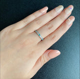 天然パライバトルマリン 天然ダイヤモンド プラチナリング