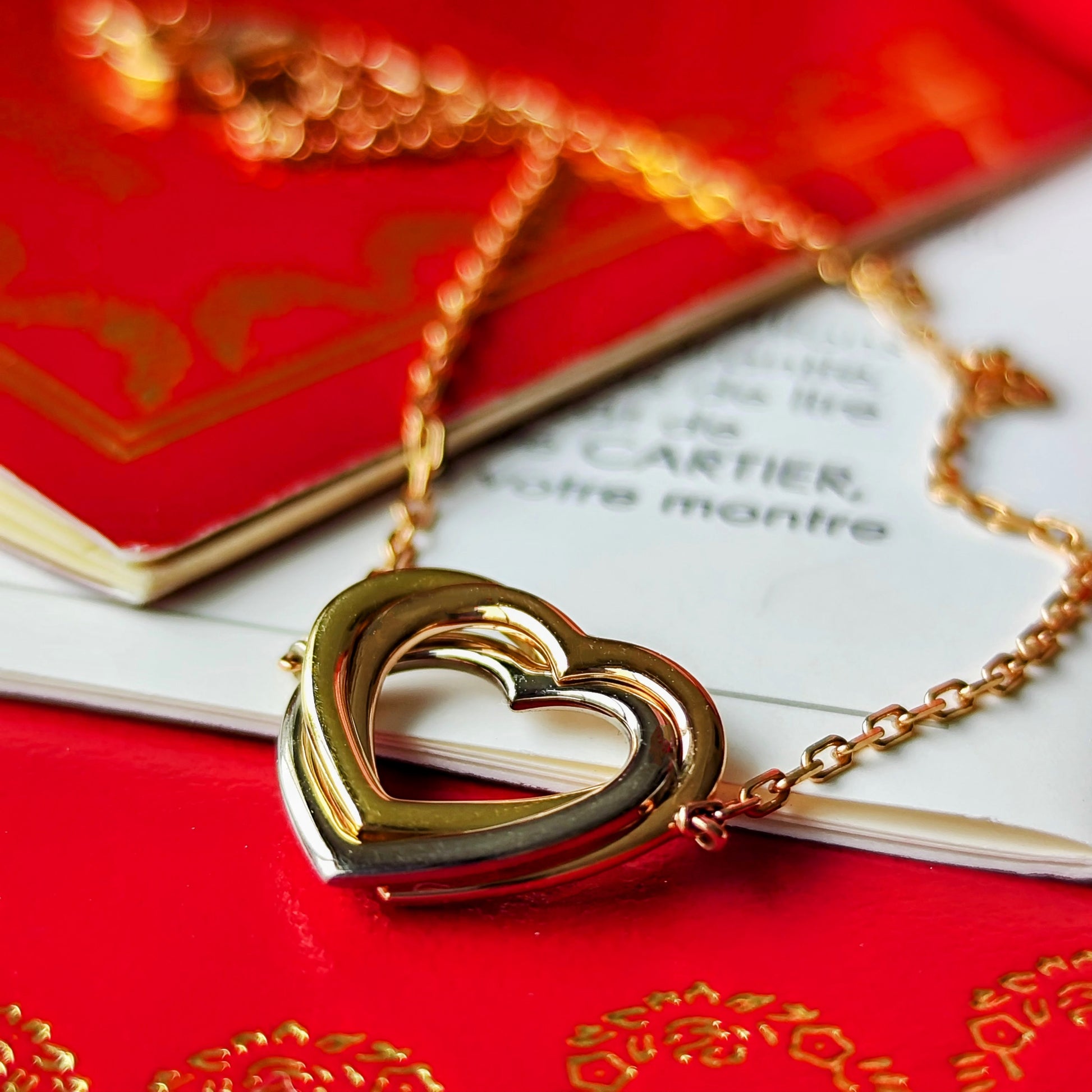 Cartier カルティエ トリニティハートブレスレット