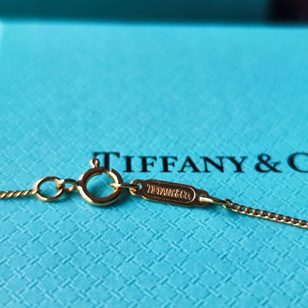 TIFFANY &Co ティファニー ツイストノットネックレス サファイア