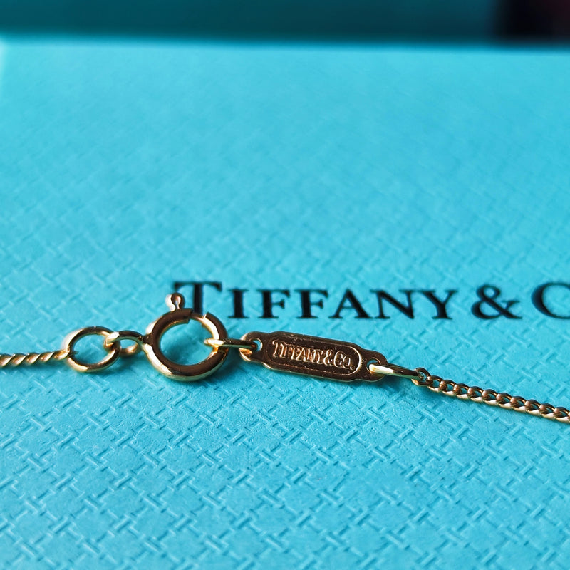 TIFFANY &Co ティファニー ツイストノットネックレス サファイア