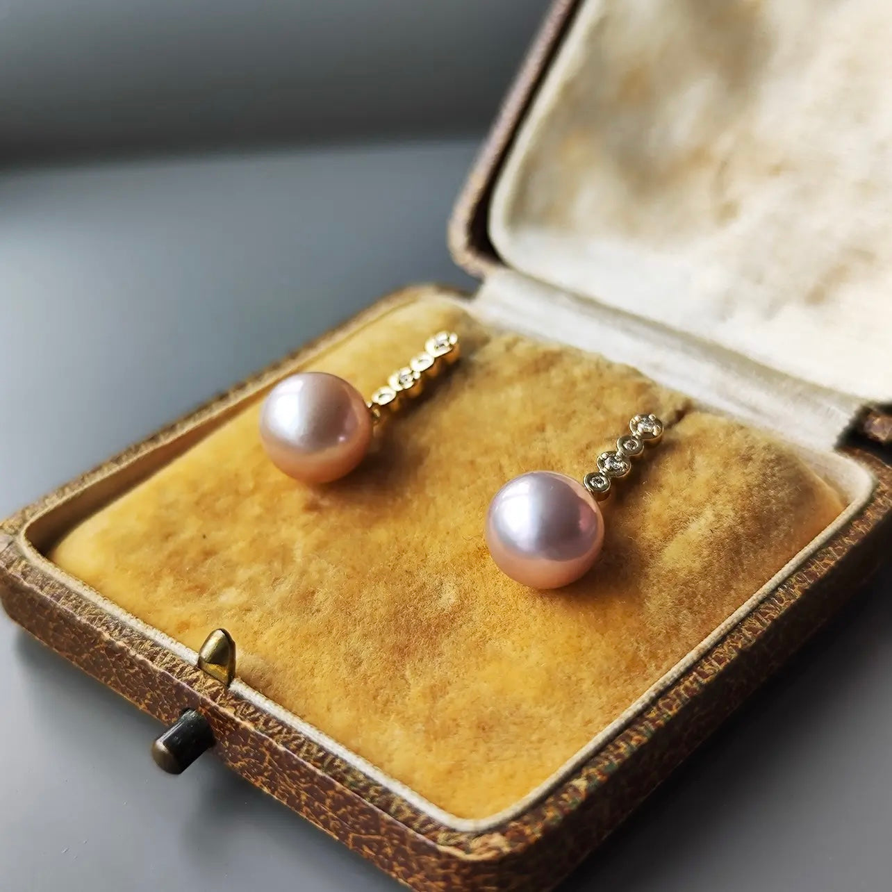 【さくらパール 】溢れ桜 18金ピアス