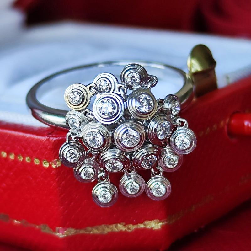 【Vintage Cartier】カルティエ ディアマンレジェ ダイヤモンドリング