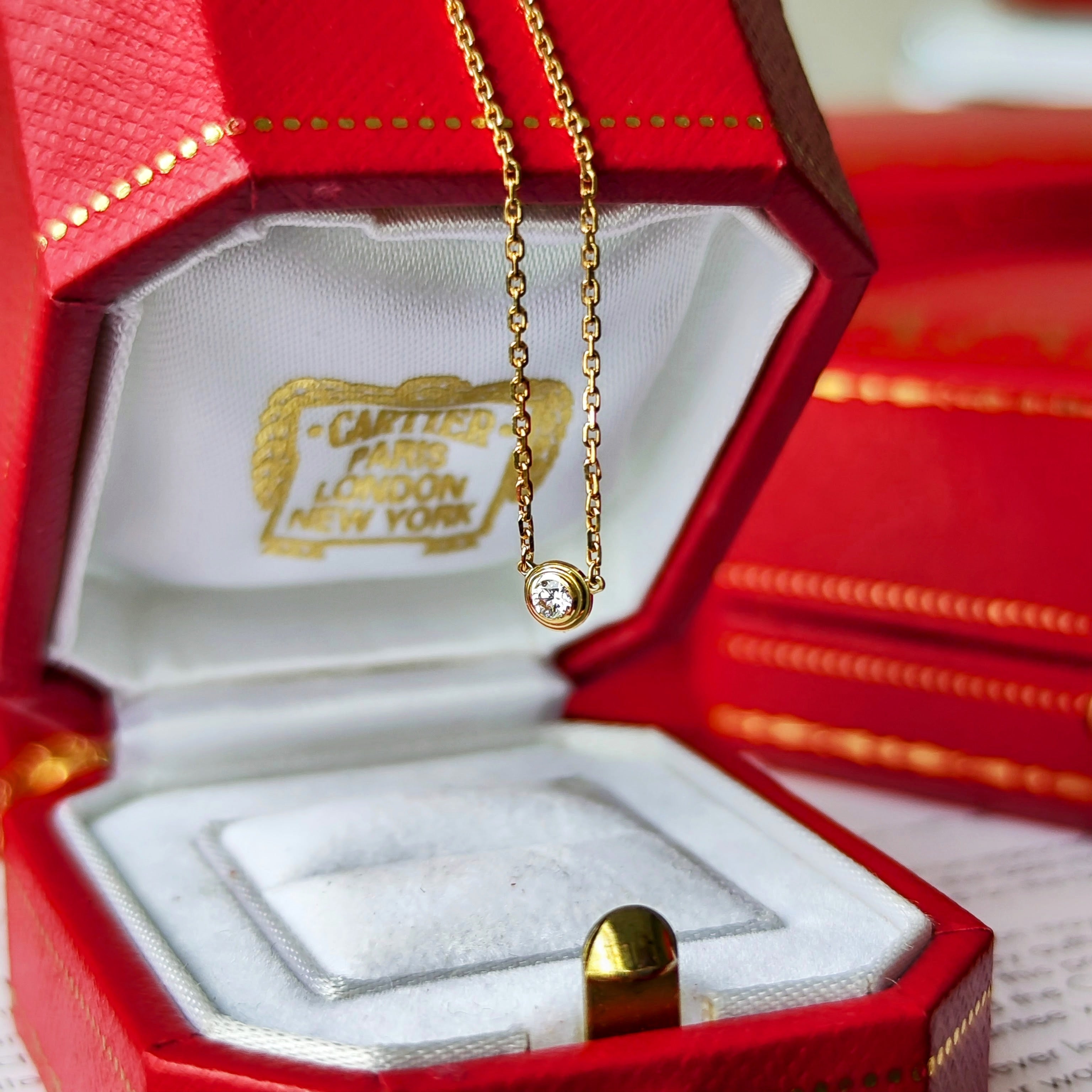Cartier カルティエ ダムール XS ネックレス 18金YG – Mico宝飾店