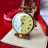 【ボーイズサイズ】Cartier カルティエ マストヴァンドーム LM クォーツ腕時計