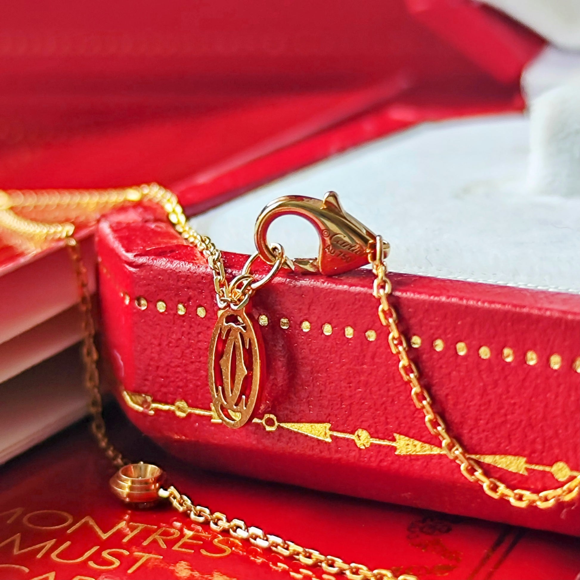 Cartier カルティエ ダムールネックレス XS 18金PG