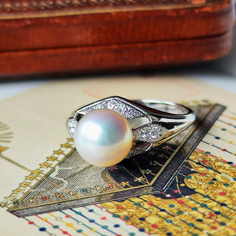 MIKIMOTO ミキモト あこや真珠 ヴィンテージ リング