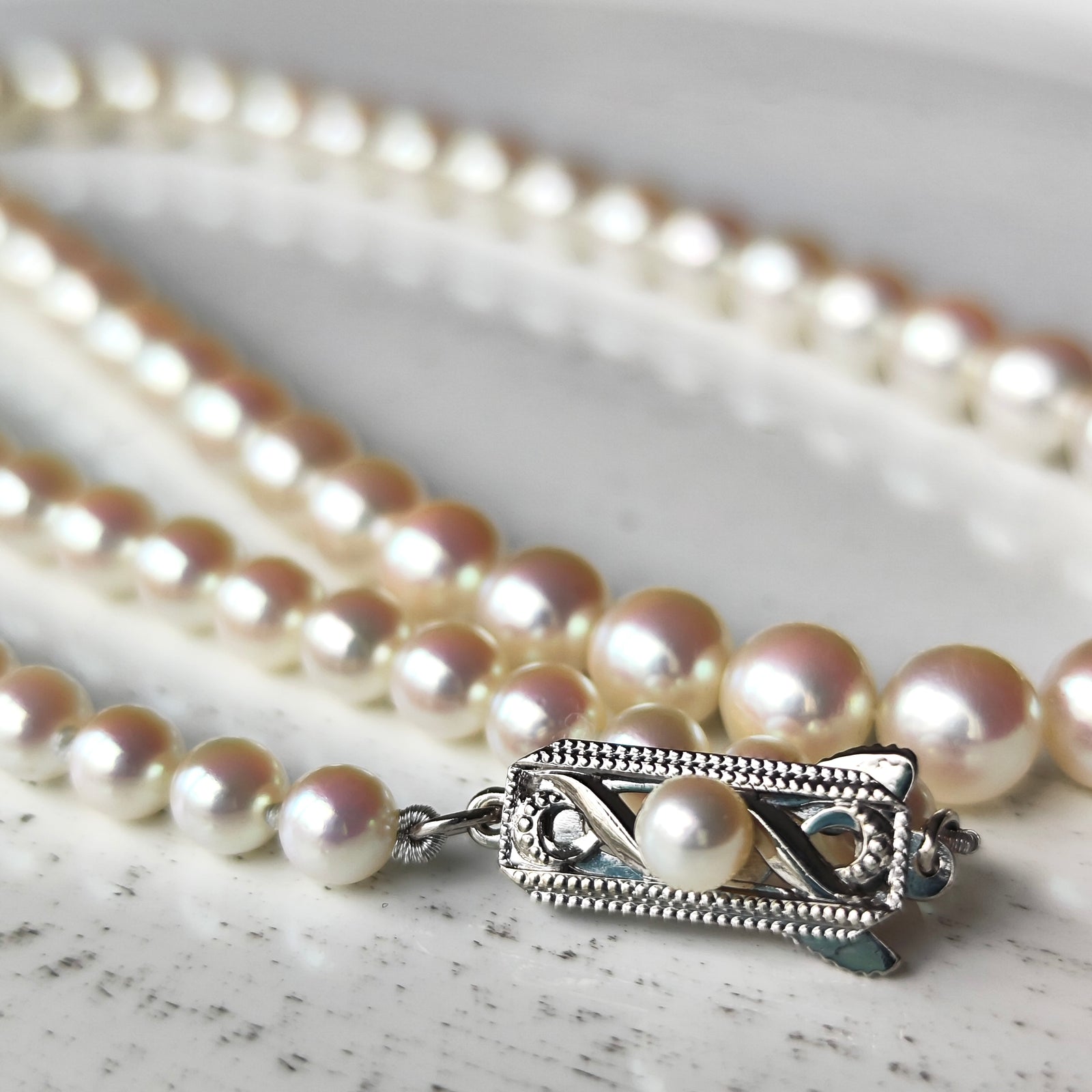 MIKIMOTO ミキモト あこや真珠 グラデーションネックレス – Mico
