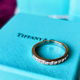 TIFFANY &Co ティファニー ダイヤモンド ハーフエタニィリング プラチナ