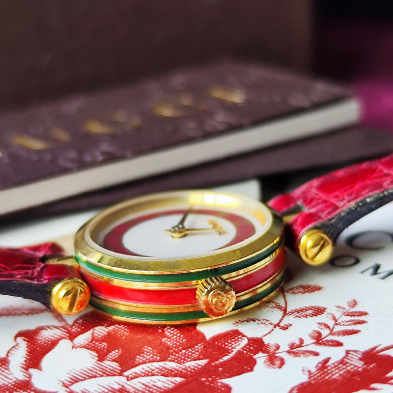 GUCCI グッチ シェリーライン クォーツ腕時計