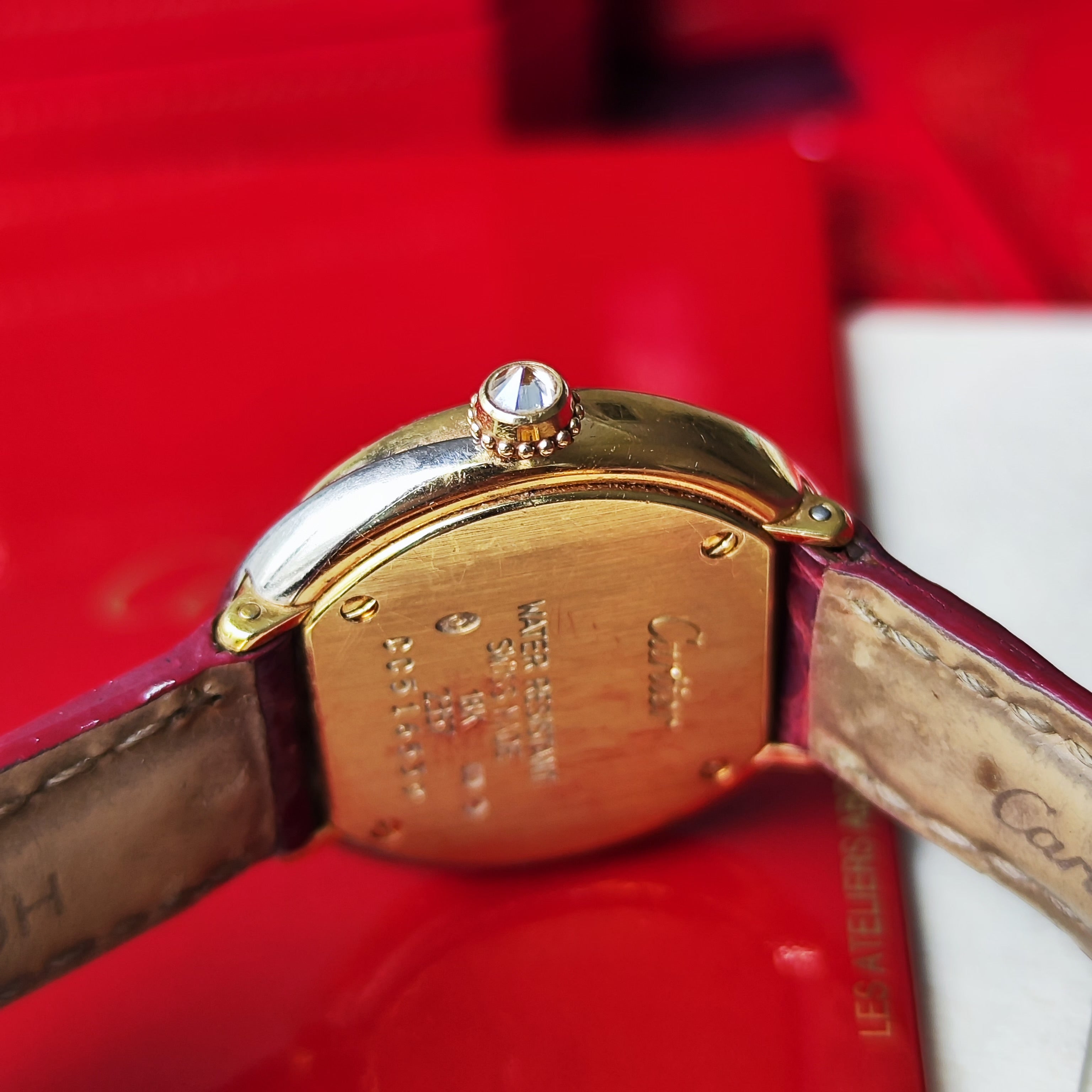 金無垢】Cartier カルティエ トリニティ純正ダイヤモンド 18金無垢