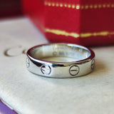 Cartier カルティエ ミニラブリング ダイヤモンド 18金WG 9号