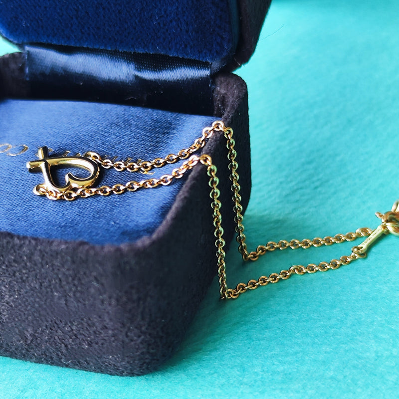 TIFFANY&Co ティファニー ラビングハート ブレスレット １８金YG