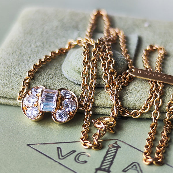 Van Cleef & Arpels ヴァンクリーフ&アーペル セレスティン ダイヤモンド 0.69ct ネックレス