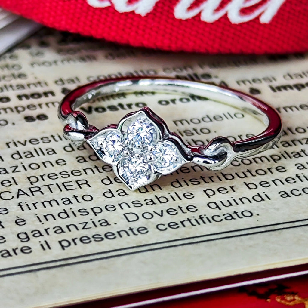 【Vintage Cartier】カルティエ ヒンドゥリング 18金WG 50