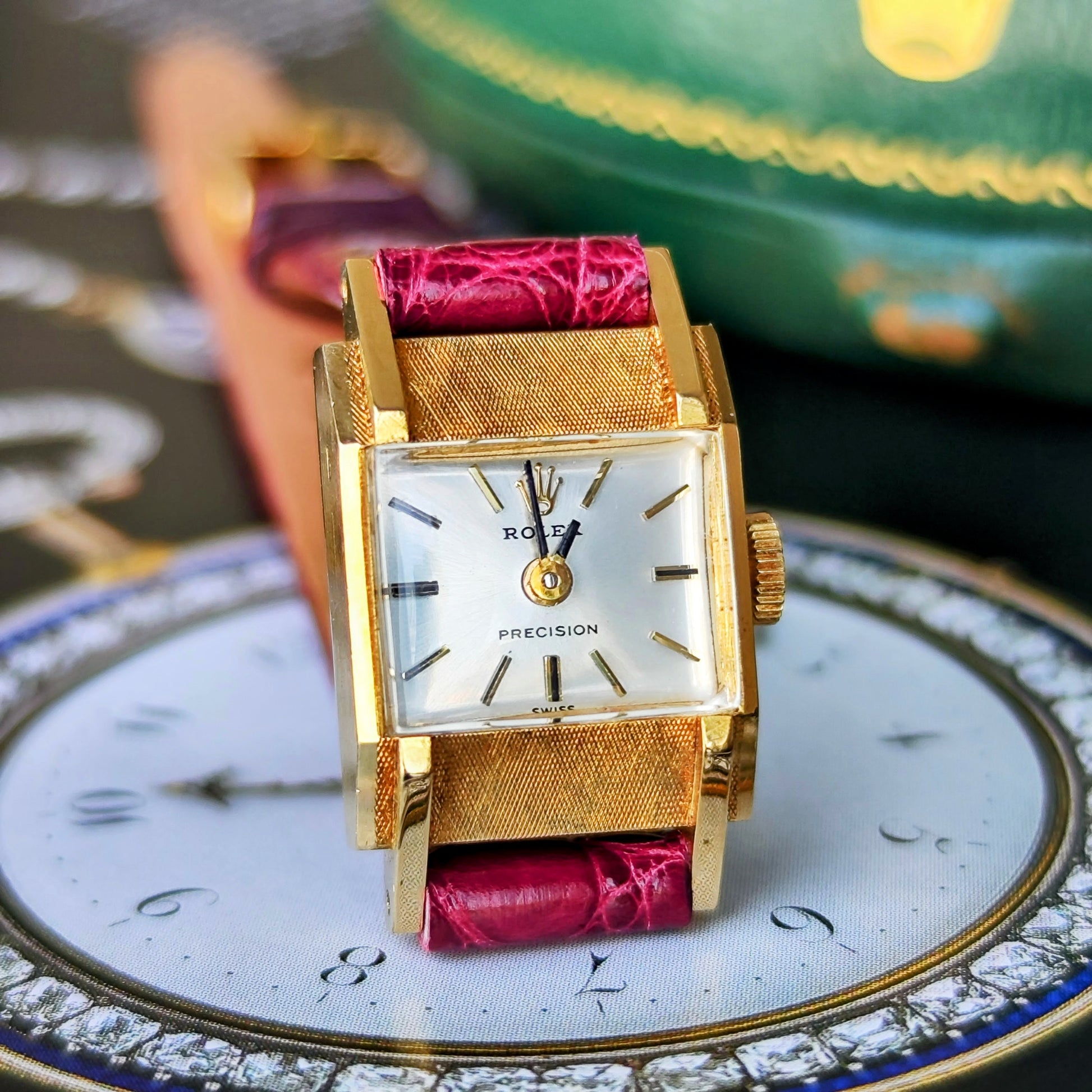 【OH済み】ROLEX ロレックスPRECISION プレシジョン 18金無垢 手巻き腕時計