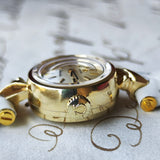 【OH済み】OMEGA オメガ LADYMATIC/レディマティック14金無垢 自動巻き時計