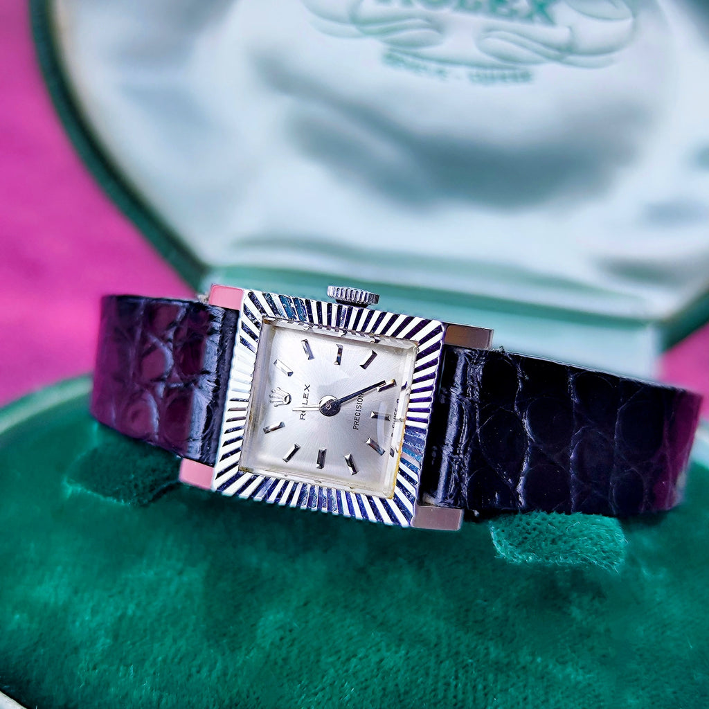 【OH済み】ROLEX ロレックス PRECISION プレシジョン シグマ文字盤 金無垢 手巻き腕時計