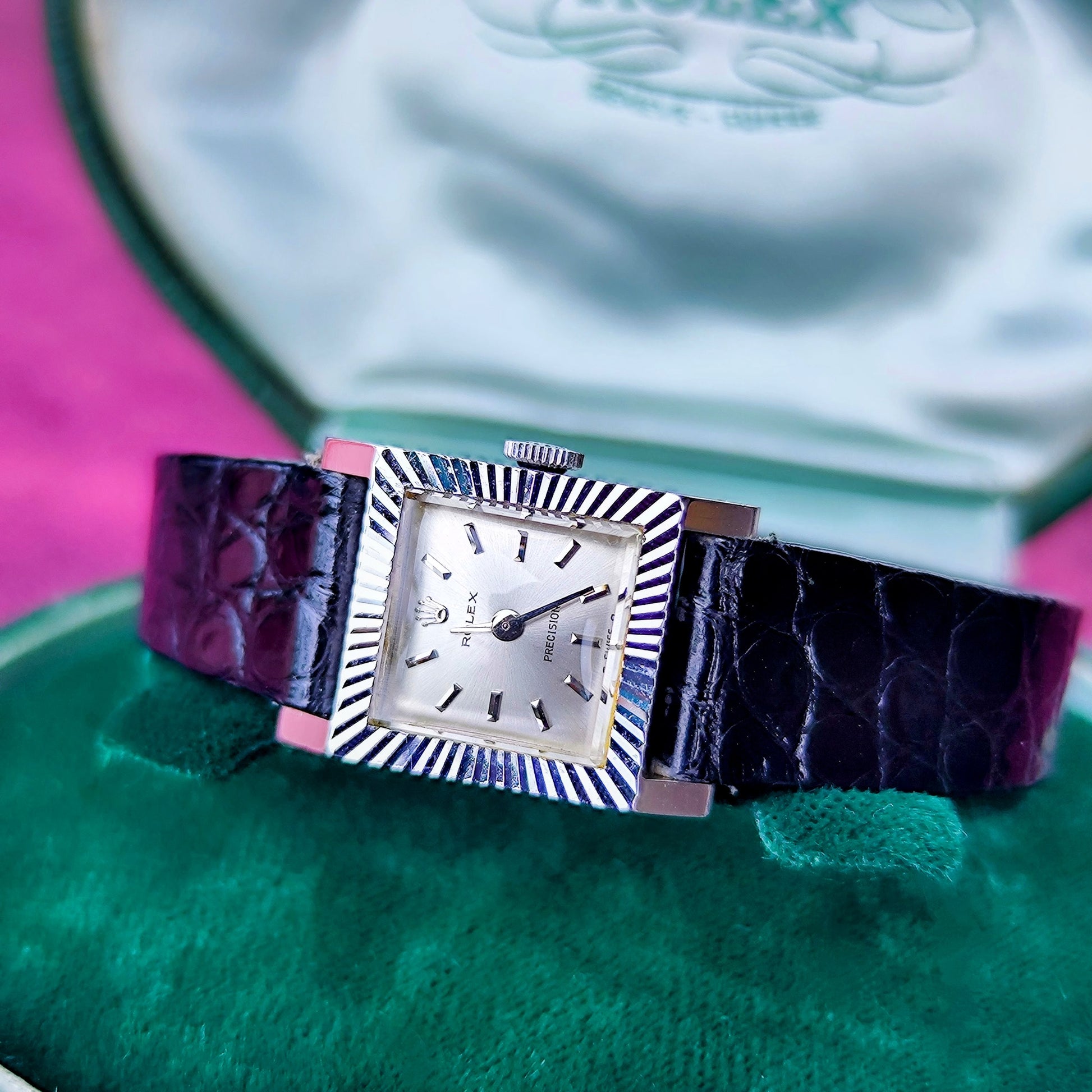 【OH済み】ROLEX ロレックス PRECISION プレシジョン シグマ文字盤 金無垢 手巻き腕時計