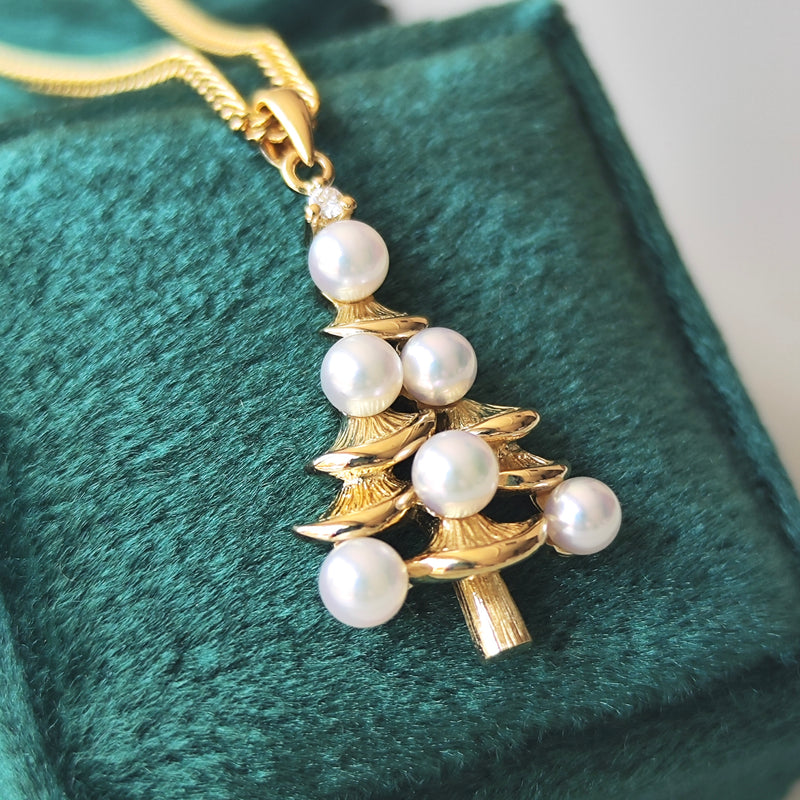 MIKIMOTO ミキモト クリスマスツリー ペンダントトップ – Mico宝飾店