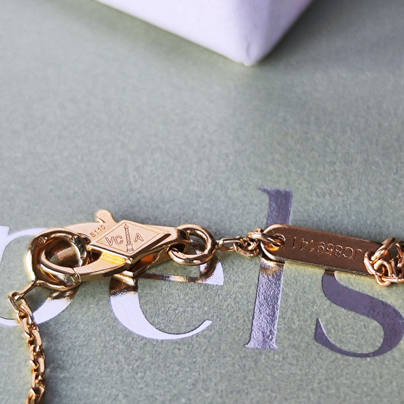 Van Cleef & Arpels ヴァンクリーフ&アーペル フリヴォル ミニ ブレスレット18金YG