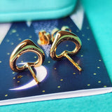 TIFFANY &Co ティファニー オープンハート 18金PG ピアス