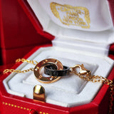 Cartier カルティエ  ベビーラブ セラミック ダイヤモンド ブレスレット 18金PG