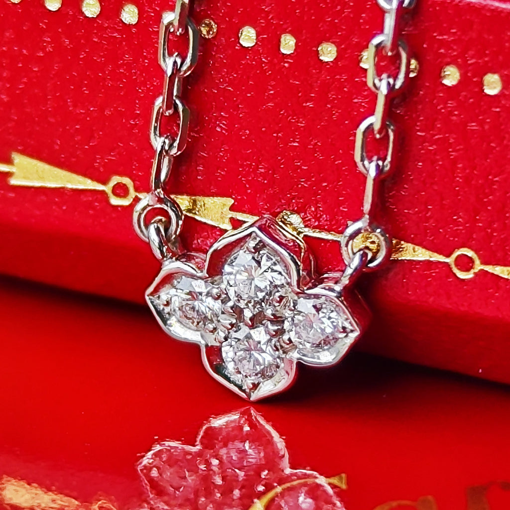 Cartier カルティエ インドミステリューズ ネックレス 18金WG