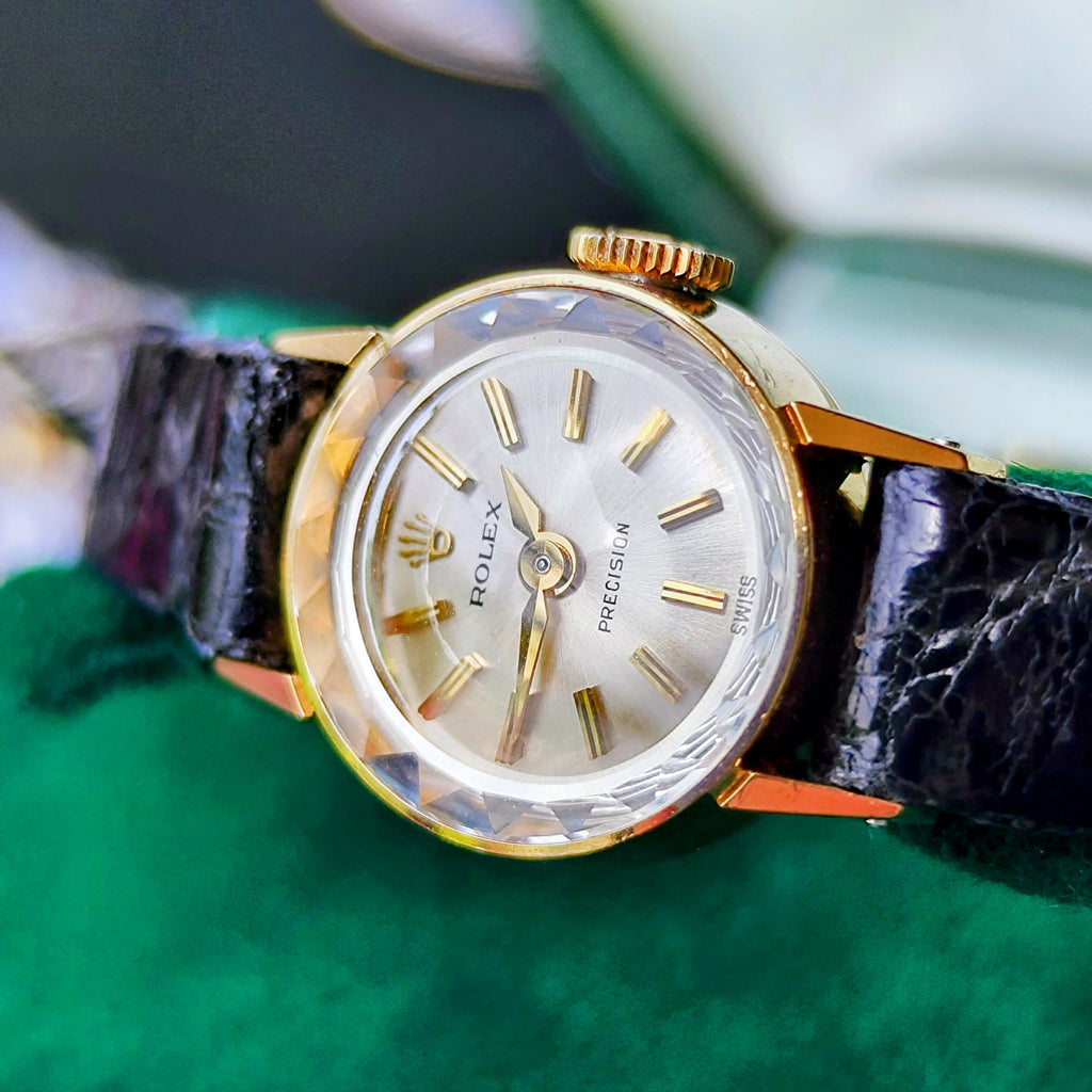 【OH済み】ROLEX ロレックスPRECISION プレシジョン 18金無垢 手巻き腕時計