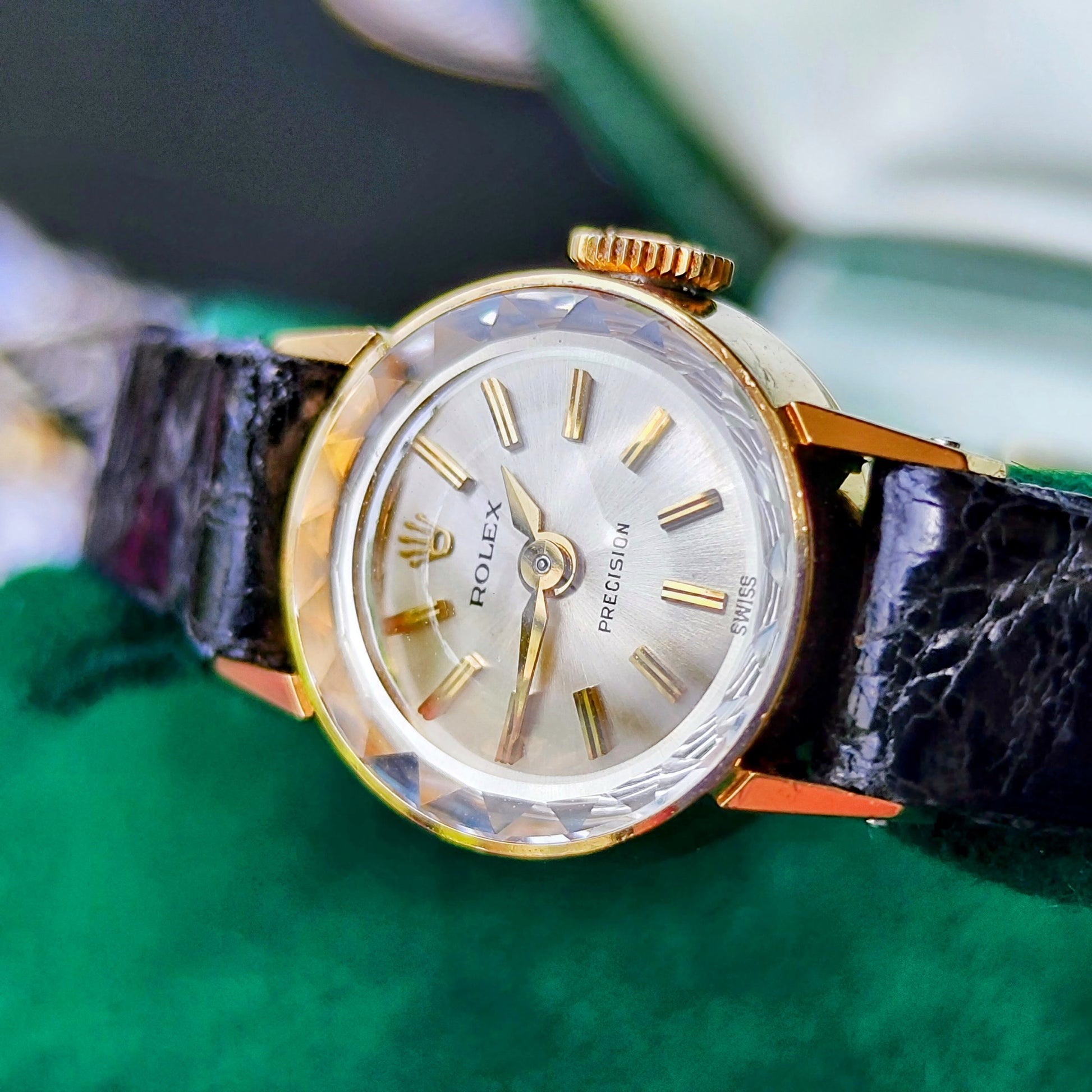 【OH済み】ROLEX ロレックスPRECISION プレシジョン 18金無垢 手巻き腕時計