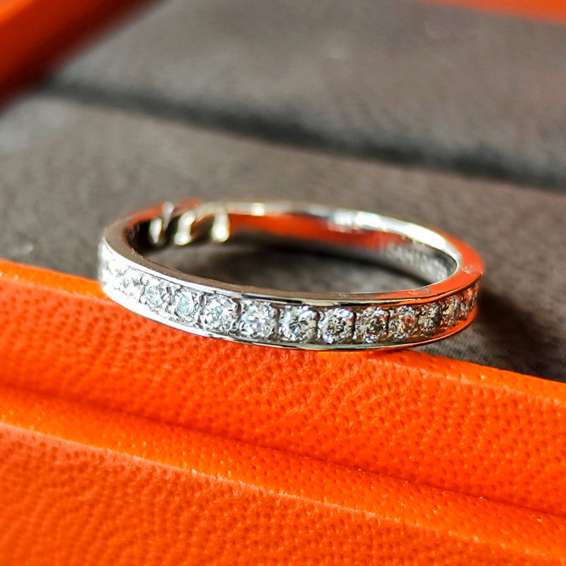 HERMES エルメス エヴァーセリエ ダイヤモンド 0.37ct フルエタニティリング