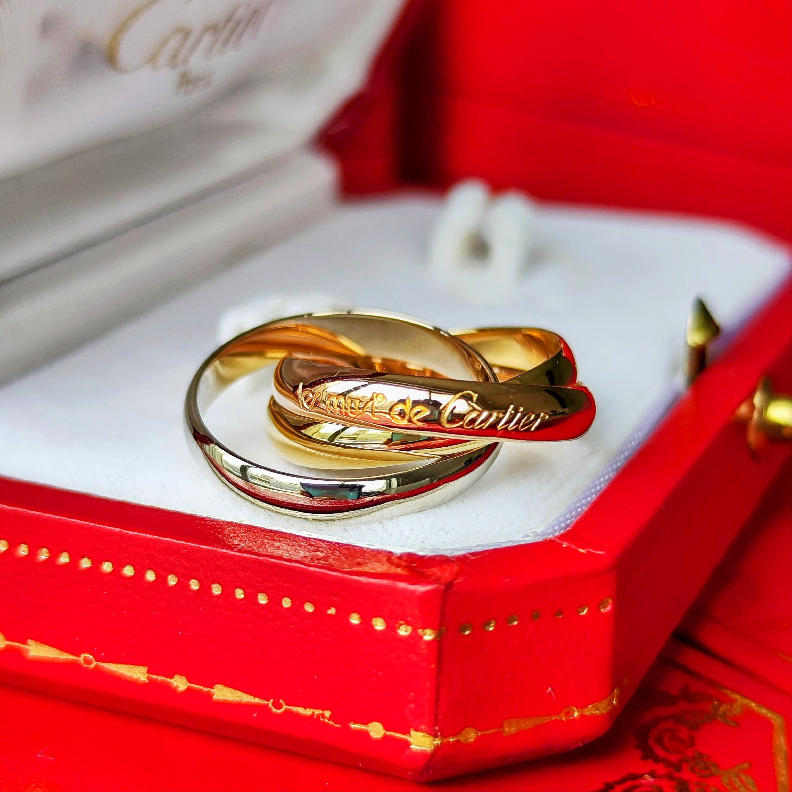 Cartier カルティエ トリニティリング 53 – Mico宝飾店 Cartier カルティエ トリニティリング 53 – Mico宝飾店