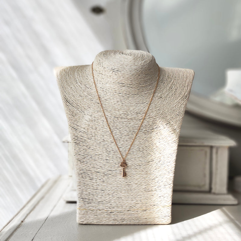 TIFFANY &Co ティファニー ヴィンテージ オーバル キーネックレス ミニ 18金PG