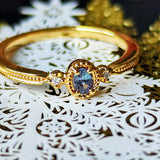 天然アレキサンドライト 天然ダイヤモンド リング