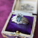 天然アレキサンドライトキャッツアイ 1.16ct 天然ダイヤモンド リング