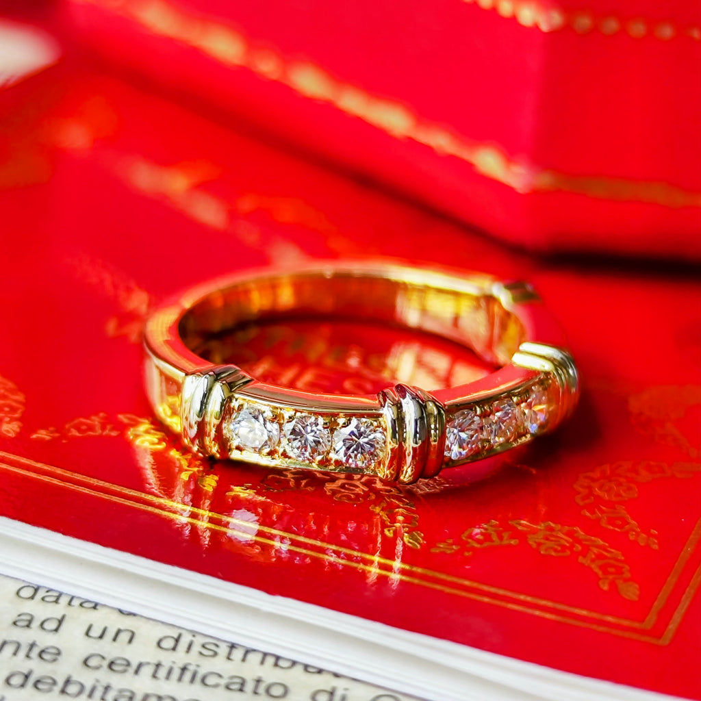 【Cartier 廃盤】カルティエ コンテッサ ダイヤモンド ハーフ 49