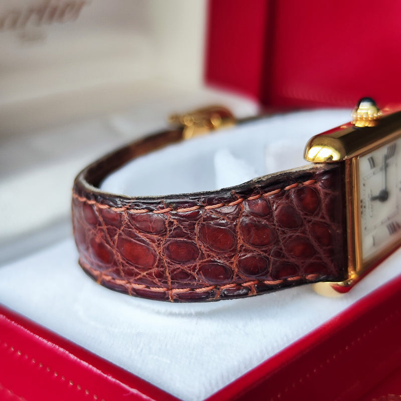 Cartier カルティエ マストタンク MM クォーツ腕時計