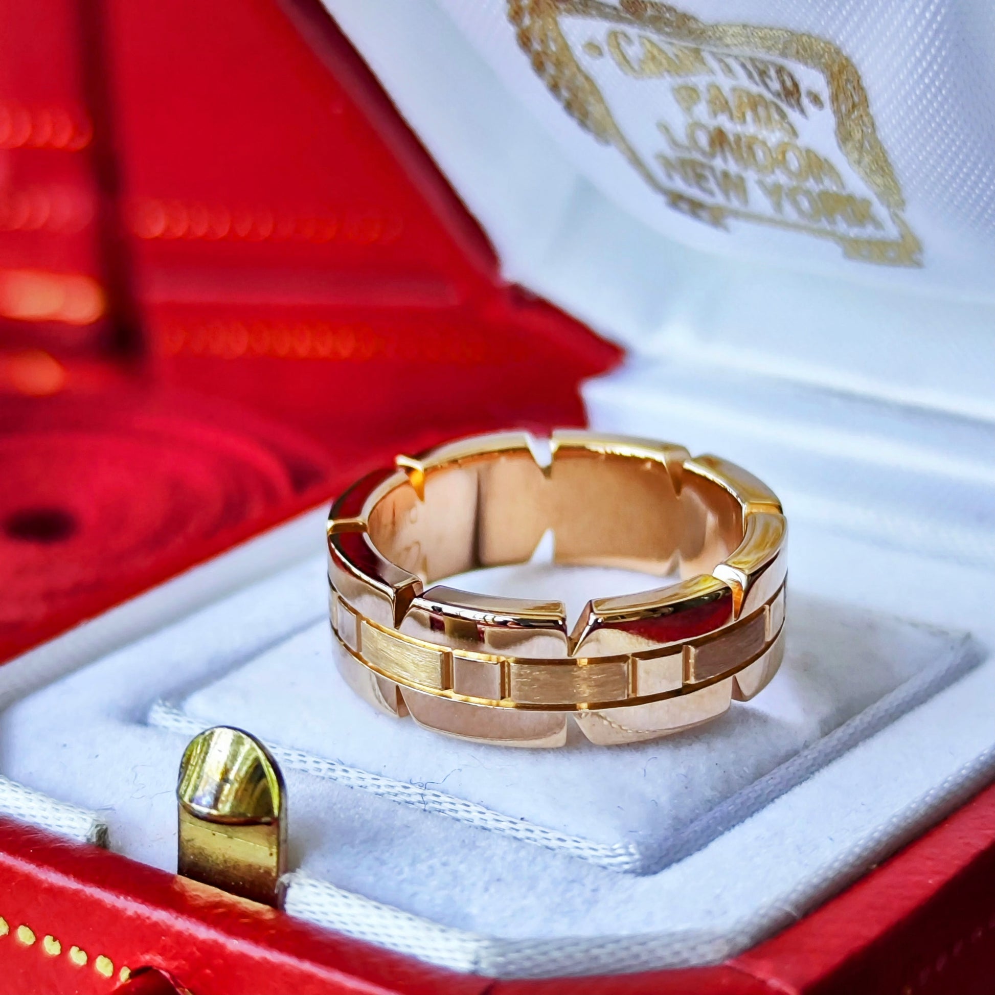 Cartier カルティエ タンクフランセーズ K18PG 49