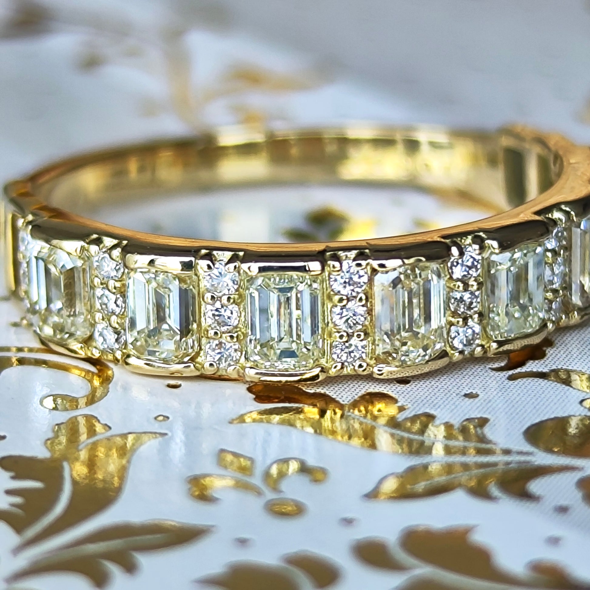 天然ダイヤモンド 0.90ct 18金リング