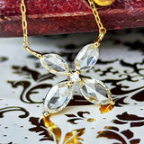 【ローズカット】天然ダイヤモンド ネックレス