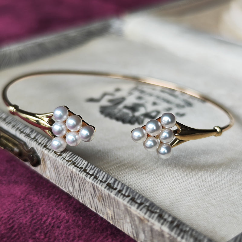 MIKIMOTO ミキモト あこや真珠 バングル ブレスレット – Mico宝飾店