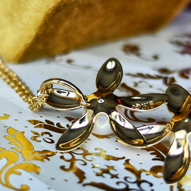 TASAKI 田崎真珠 あこや真珠 フラワー ペンダントトップ