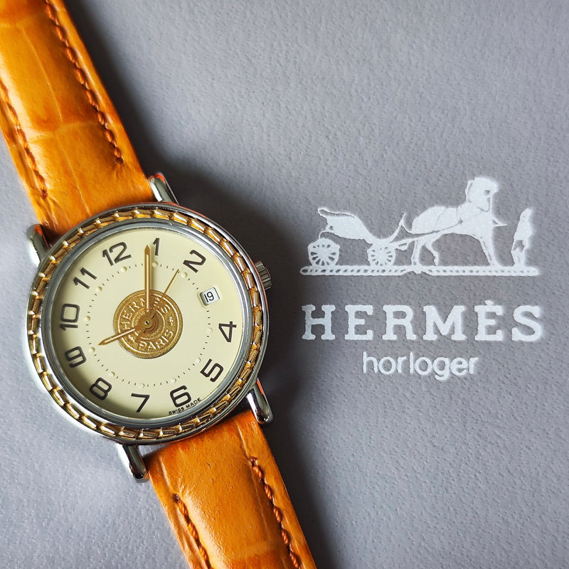 HERMES エルメス セリエ クォーツ式腕時計 HERMES エルメス セリエ クォーツ腕時計 – Mico宝飾店