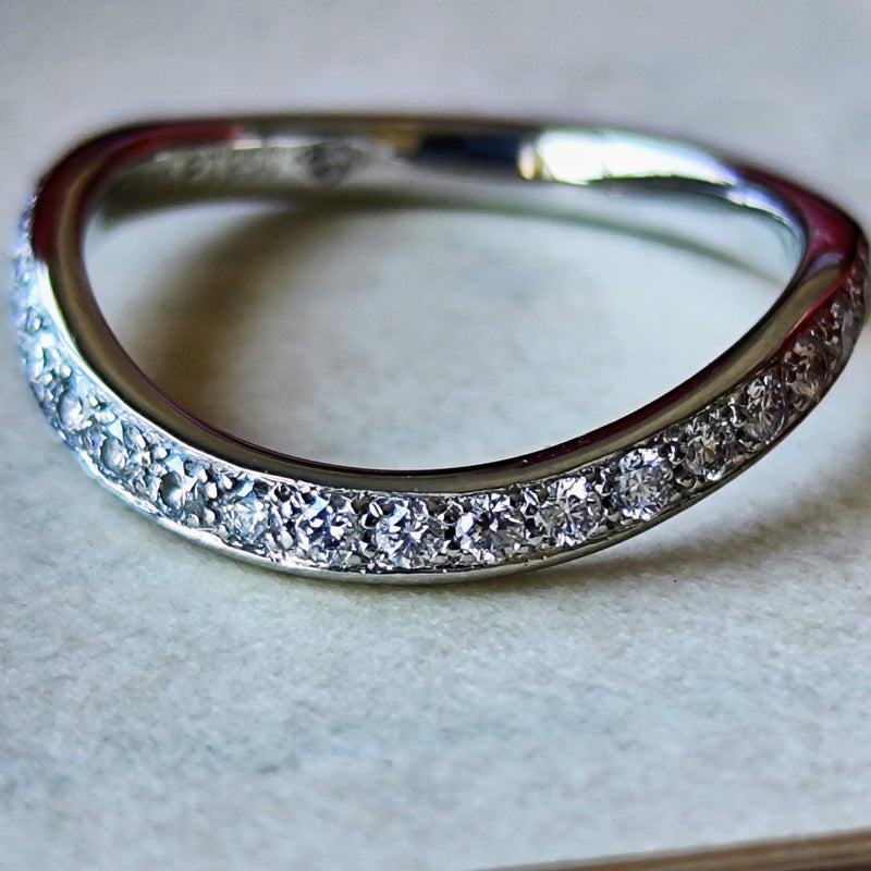 Cartier カルティエ トリニティルバン ダイヤモンドリング プラチナ 8号