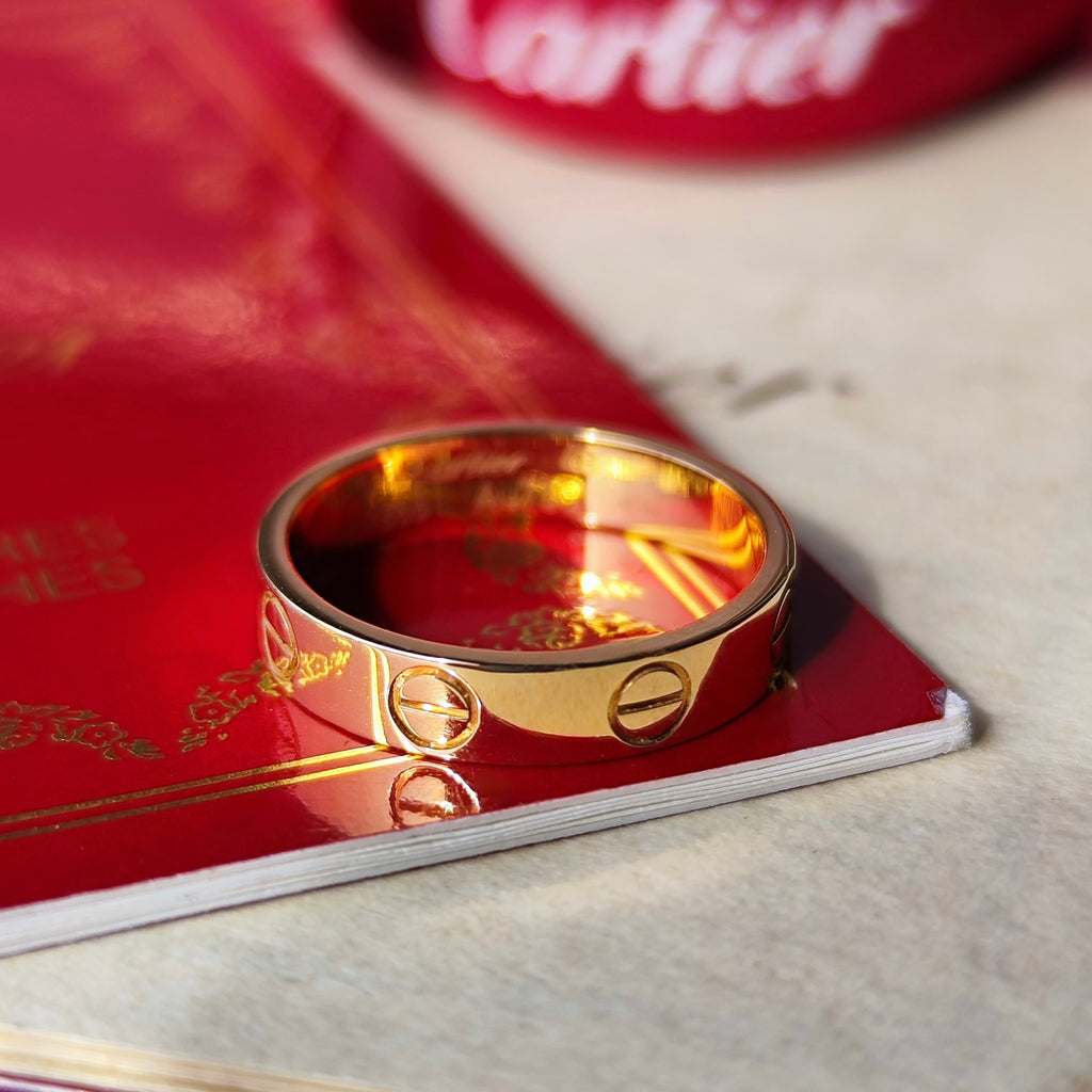 Cartier カルティエ ミニラブリング 18金PG 48