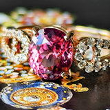 【マラヤガーネット】天然ガーネット 2.39ct 天然ダイヤモンド リング