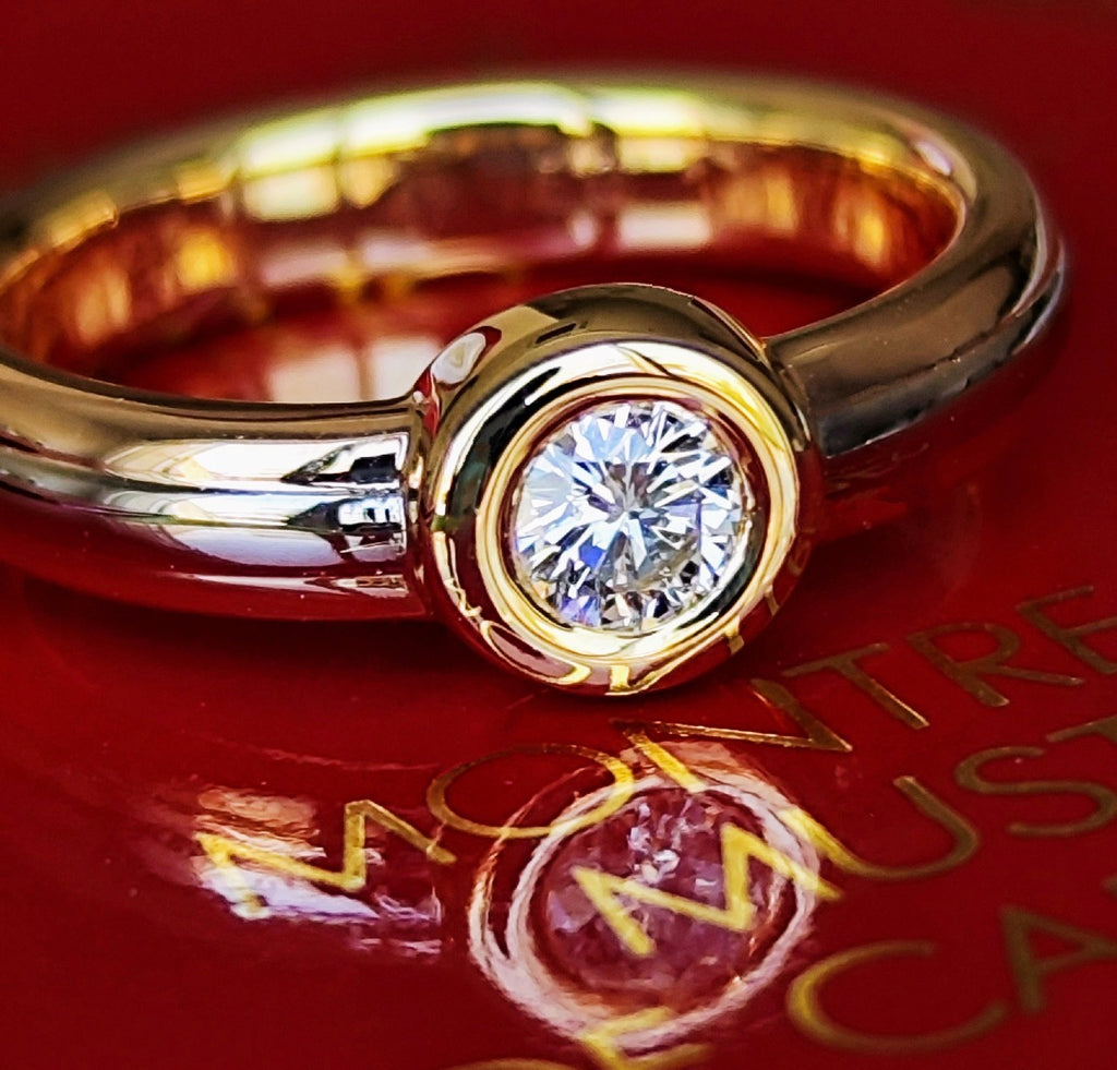【廃盤 Cartier 】カルティエ  モノストーンリング ダイヤモンド 47