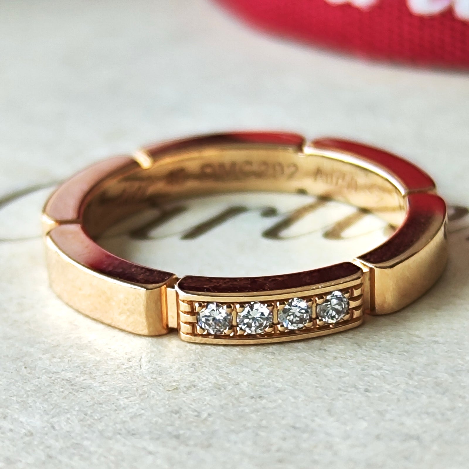 Cartier カルティエ マイヨンパンテール ダイヤモンド 18金PG 6